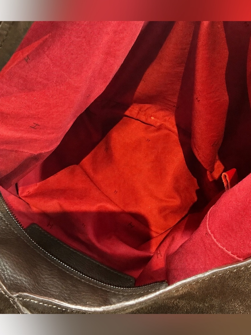 Stunning Hammitt large Tom Brown Suede shoulder bag in espresso EUC - Picture 5 of 5
